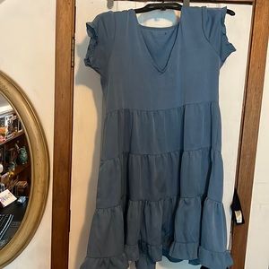 Light blue short dress